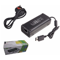 Power Supply for Microsoft Xbox 360 S Slim UK Mains Charger 135W Used